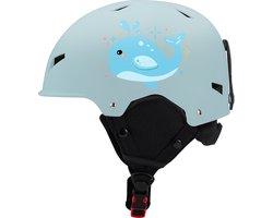 LIVLOV Skihelm - Skihelmen voor Kinderen - Winter Helmen - Winter Fietshelmen - Schaatsen Helmen - Blijf Warm - Unisex - Maat S（51-54CM）- Blauw