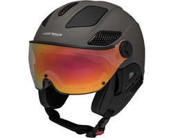 Mango Quota Free skihelm met vizier - grijs - maat 55-57 cm