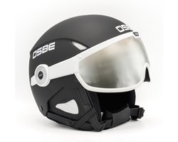 OSBE - Skihelm met Vizier - Lunettes - Zwart - Maat L/XL - 60-61 CM