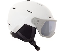 Salomon Icon Lt Visor Skihelm Dames Wit Maat 56-59 Cm (m)