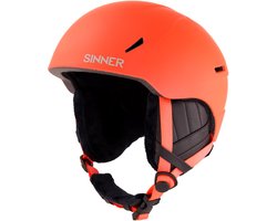 Sinner CREST skihelm - Oranje Neon - Maat L