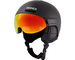 Sinner MONTBLANC VISOR skihelm - Zwart - Maat L