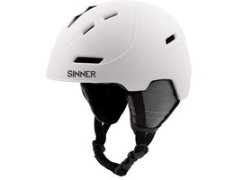 Sinner SILVERTON skihelm mat wit - maat L 59-63 cm