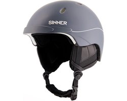 Sinner Skihelm - Unisex - Titan - Snowboard Helm - Wintersport bescherming - Mat Grijs - S