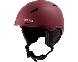 Sinner SNOWMASS skihelm - Bordeaux Rood - Maat L