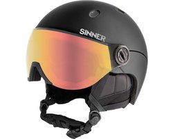 SINNER - Titan Visor - Mat Zwart - Unisex - Maat 53