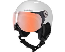 SINNER - Typhoon Visor - Mat Wit- Unisex - Maat 53