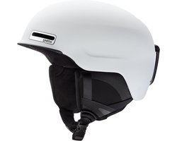 Smith Maze matte white snowboard- en skihelm - Maat: S