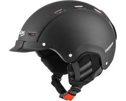 SQIWI Passion - Skihelm - Ski helm Heren Dames - L/XL - Mat Zwart snowboardhelm - Gratis Helmtas voor skihelmen - snowboard helm