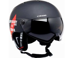 Superdry Cébé Contest Visor MIPS X Skihelm Met Vizier | Grey Ultra Black Cat.3 | Matte Black | Maat: 54 - 56 cm