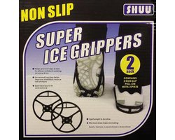 Anti slip grip - ijs gripzolen - sneeuw gripzolen - maat 35-40