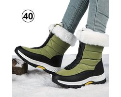 Bovista Snowboots Voor Dames - Sneeuwschoenen- Wintersport Sneeuwboots - Ski Gadgets - Maat 40 - Groen