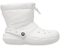 Crocs Classic Lined Neo Puff Boot white