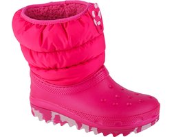 Crocs Classic Neo Puff Boot Kids 207684-6X0, voor meisje, Roze, Sneeuw laarzen,Laarzen, maat: 36/37