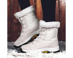 Dames Snowboots met fleecevoering Grijs