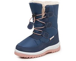 Gevavi Snowboots kinderen - gevoerde kinderlaars - CW16 - blauw/roze - maat 22