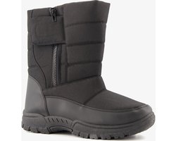 Gevoerde heren snowboots - Zwart - Maat 44 - Moonboots