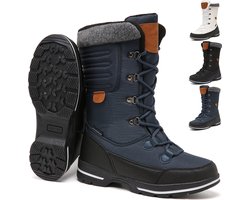 Geweo Snowboots Dames - Sneeuwlaarzen - Waterdicht - Winterlaarzen - Wandelschoenen - Blauw - Maat 37