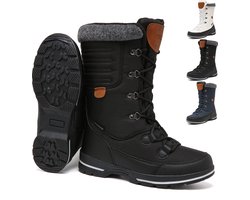 Geweo Snowboots Dames - Sneeuwlaarzen - Waterdicht - Winterlaarzen - Wandelschoenen - Wit - Maat 37