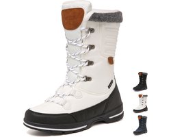 Geweo Snowboots Dames - Sneeuwlaarzen - Waterdicht - Winterlaarzen - Wandelschoenen - Wit - Maat 41