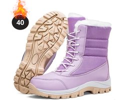 Livano Snowboots - Sneeuwschoenen - Sneeuwboots - Dames - Wintersport - Ski - Skischoenen - Paars - 40 - Laarzen