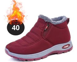 Livano Snowboots - Sneeuwschoenen - Sneeuwboots - Dames - Wintersport - Ski - Skischoenen - Rood - 40 - Zacht