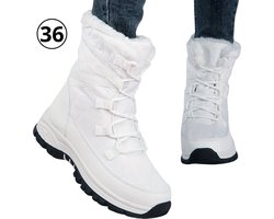 Livano Wintersport Sneeuwboots - Snowboots - Sneeuwschoenen - Ski Gadgets Voor Dames - EU36 - Wit