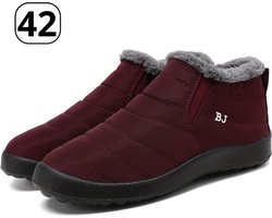 Nivard Antislip Sneeuwboots - Snowboots - Wintersport Sneeuwschoenen - Ski Gadgets Voor Heren - Maat 42 - Bordeaux Rood