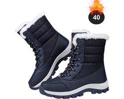 Nivard Snowboots - Sneeuwschoenen - Sneeuwboots - Dames - Wintersport - Ski - Skischoenen - Blauw - 40 - Laarzen