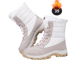 Nivard Snowboots - Sneeuwschoenen - Sneeuwboots - Dames - Wintersport - Ski - Skischoenen - Lichtgrijs - 39 - Laarzen