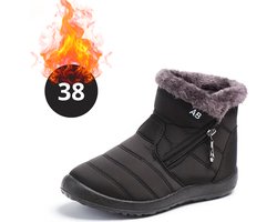 Nivard Snowboots - Sneeuwschoenen - Sneeuwboots - Dames - Wintersport - Ski - Skischoenen - Zwart - 38