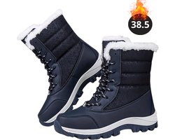 Nivard Snowboots - Sneeuwschoenen - Sneeuwboots - Dames - Wintersport - Ski - Skischoenen - Zwart - 38.5- Laarzen