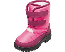 Playshoes snowboots klittenband uni fuchsia