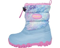 Playshoes - Snowboots - Pastel - Regenboog - Splash - Turquoise - Maat 30/31