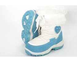 Rucanor Ice snowboot-meisje-wit/l.blauw-25