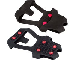 Schreuders Sport Anti Slip Zool Spikes Snow Steps spikes voor ijs zwart