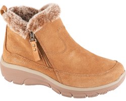 Skechers Easy Going - Cool Zip! 167862-TAN, Vrouwen, Beige, Laarzen,Sneeuw laarzen, maat: 36