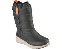 Skechers Glacial dames snowboot - Donkergroen - Maat 36