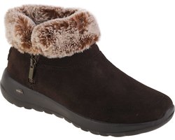 Skechers On The Go Joy-Savvy 144003-CHOC, Vrouwen, Bruin, Laarzen,Sneeuw laarzen, maat: 36