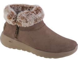 Skechers On The Go Joy-Savvy 144003-DKTP, Vrouwen, Bruin, Laarzen,Sneeuw laarzen, maat: 38