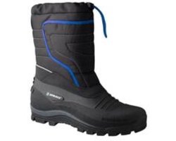 Snowboots heren / dames - L724 - gevoerd - zwart/blauw - Spirale - maat 39