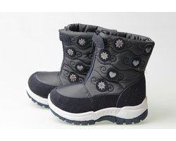 snowboots-meisjes-silver hearts- 27