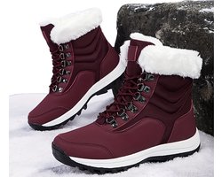 Snowboots - Sneeuwschoenen - Sneeuwboots - Dames - Wintersport - Ski - Ski Gadgets - EU38.5-39 - Rood