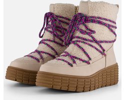 Tamaris Winterboots beige Textiel - Dames - Maat 37