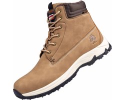 Trekker winterschoenen met spikes - Tan - EU43