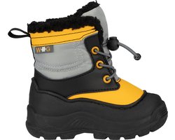 Winter-grip Snow Flake - Snowboots Junior Teddy - Zwart/Geel - maat 27