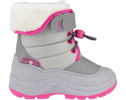 Winter-grip Snowboots Jr - Hoppin' Bieber - Lichtgrijs/Grijs/Roze - 23