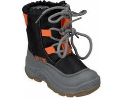 Wintergrip Basic Snowboot - Snowboots - Unisex - Maat 23 - Zwart/Grijs/Oranje